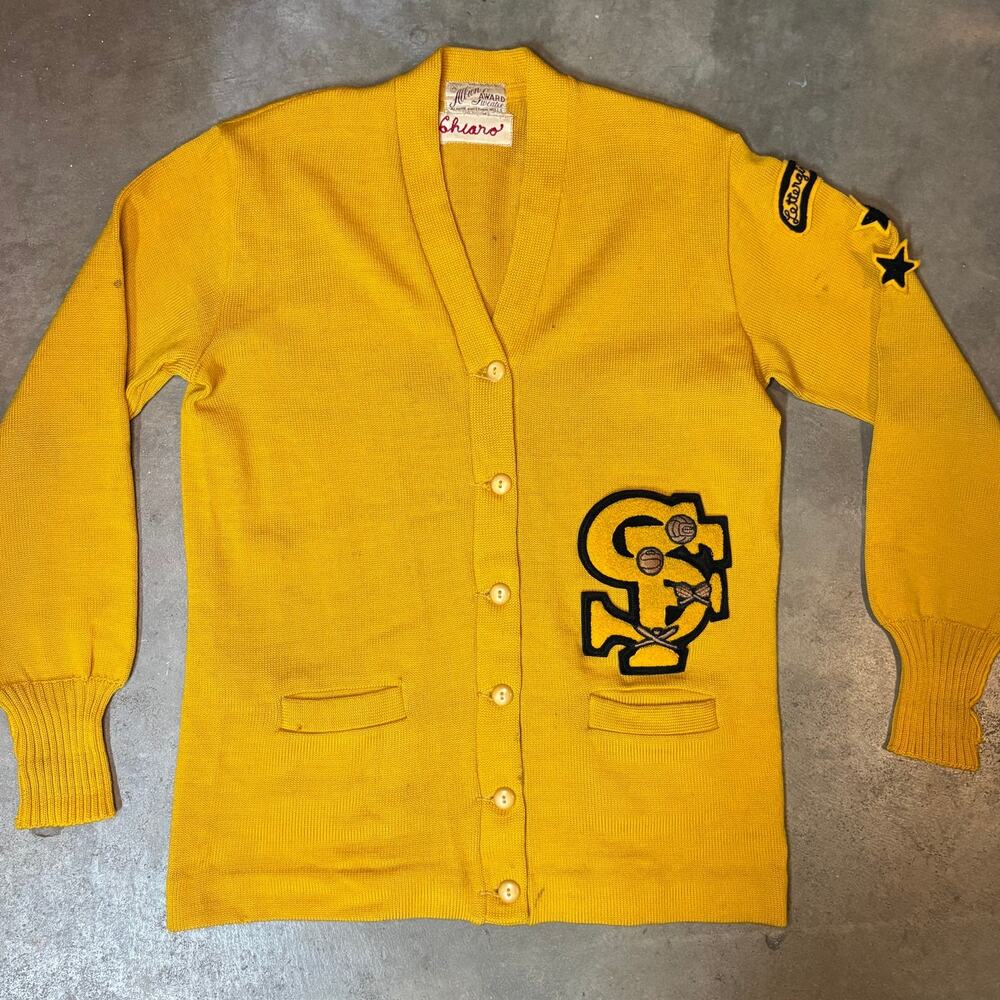 LetterGirl Club Wool Cardigan 50's San Fernando High Girl Student Athlete Sz L
